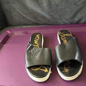 Black Sam Edelman Slides